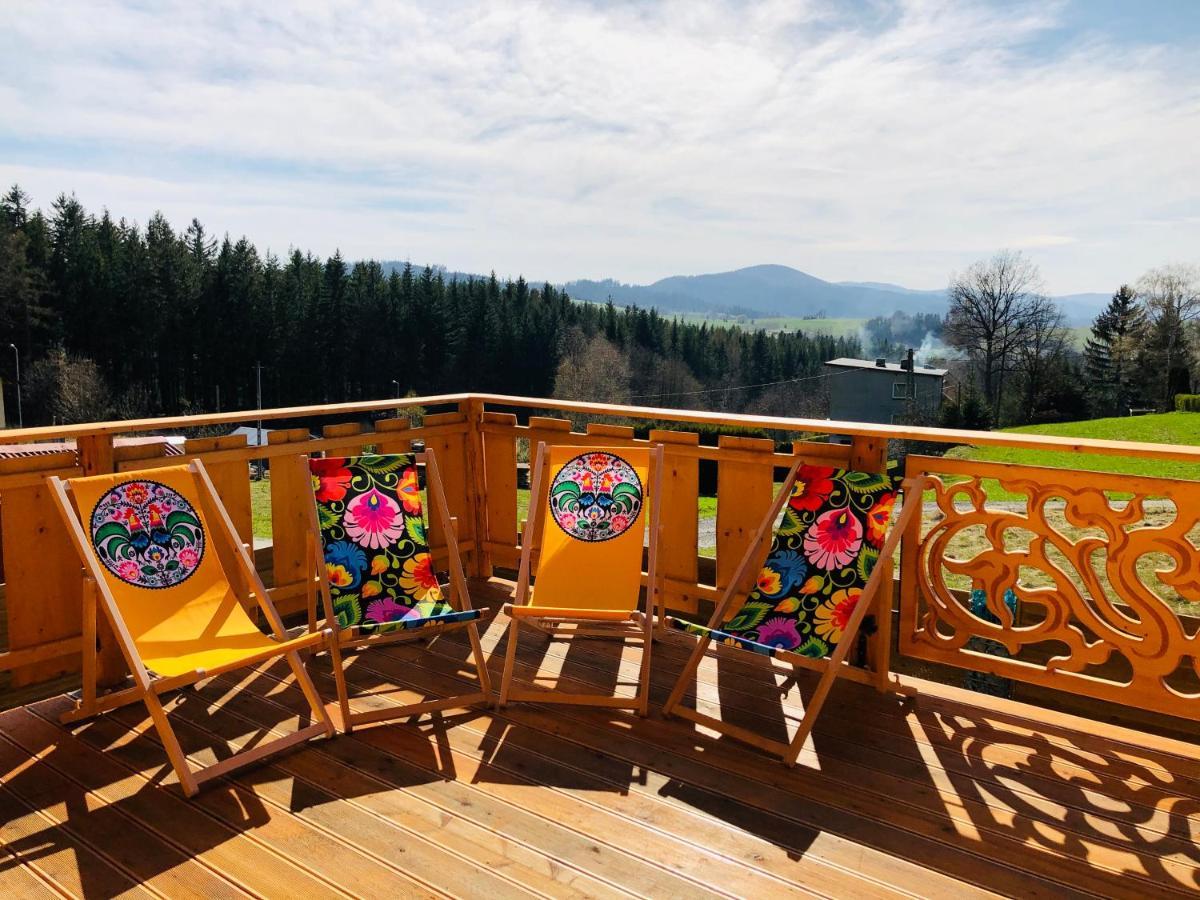 Beskid Wood Houses Jasnowice Buitenkant foto